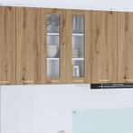 vidaXL Hangkast Riga Artisan Eiken 60 x 31 x 80 cm Bewerkt, Huis en Inrichting, Keuken | Keukenelementen, Verzenden, Nieuw, Bruin