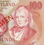 Schotland. - 100 pounds 22/1/1992 - specimen - Pick 118As, Postzegels en Munten, Bankbiljetten | Europa | Niet-Eurobiljetten