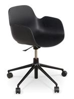 Normann Copenhagen Form Armchair Swivel 5W, zwart, Ophalen of Verzenden, Nieuw