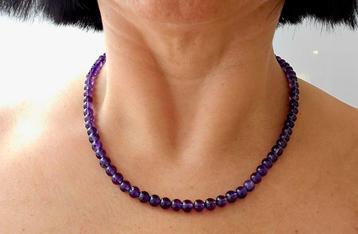 Amethist Ketting met Slotje beschikbaar voor biedingen