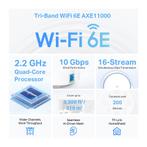 TP-Link Deco XE200 11000Mbps Gigabit Set van 2 (Routers)