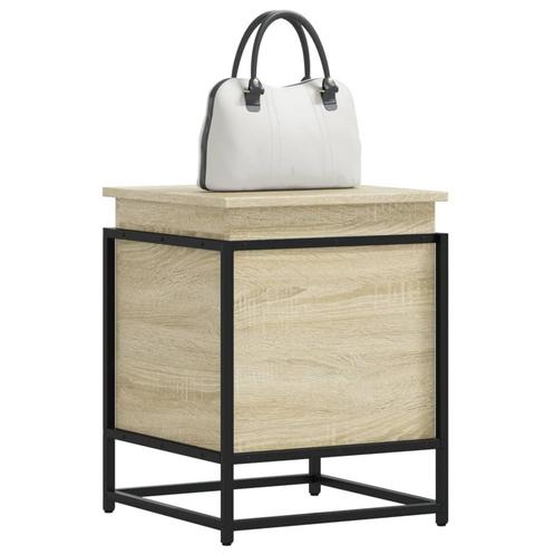 vidaXL Opbergbox met deksel 40x40x51,5 cm bewerkt hout, Huis en Inrichting, Woonaccessoires | Kisten, Nieuw, Verzenden