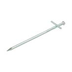 ProPlus Rotspen met dwarspen - staal - 17 cm - zilver - v..., Caravans en Kamperen, Kampeeraccessoires, Ophalen of Verzenden, Nieuw