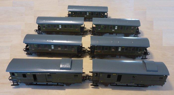 Märklin H0 - 4002/4003 - Modeltrein personenwagen (7) - 7, Hobby en Vrije tijd, Modeltreinen | H0