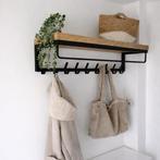 Kapstok industrieel eiken met roede, Verzenden, Nieuw