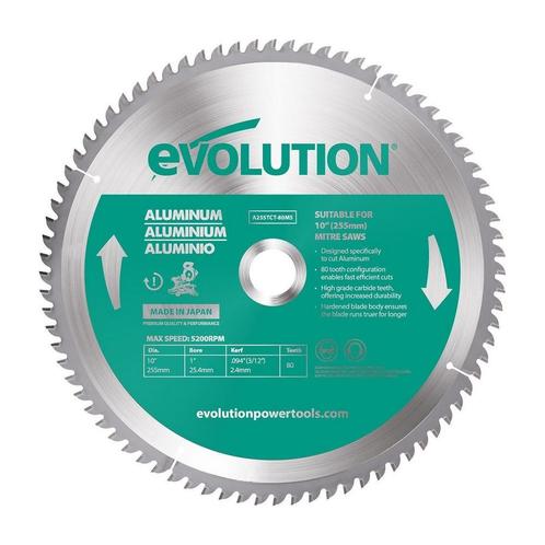 Zaagblad Evolution 255mm voor aluminium | Evolution 80MS, Doe-het-zelf en Verbouw, Gereedschap | Machine-onderdelen en Toebehoren
