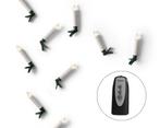 Led boomkaarsjes warm wit op batterij – 10 stuks met timer, Ophalen of Verzenden, Nieuw