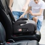 Zitverhoger isofix - Stoelverhoger auto - 6-12 jaar - Zwart, Verzenden, Zo goed als nieuw