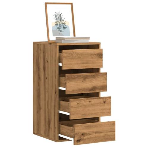 vidaXL Ladekast 40x41x76 cm bewerkt hout artisanaal, Kinderen en Baby's, Kinderkamer | Commodes en Kasten, Nieuw, Verzenden