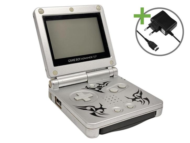 Gameboy Advance SP Tribal, Spelcomputers en Games, Spelcomputers | Nintendo Game Boy, Zo goed als nieuw, Ophalen of Verzenden