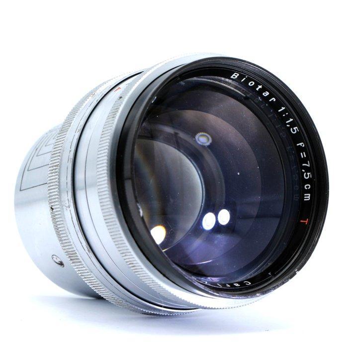 Carl Zeiss Jena rare Biotar 1,5/7.5cm Ver. 2, Thin Exakta, Audio, Tv en Foto, Fotocamera's Analoog
