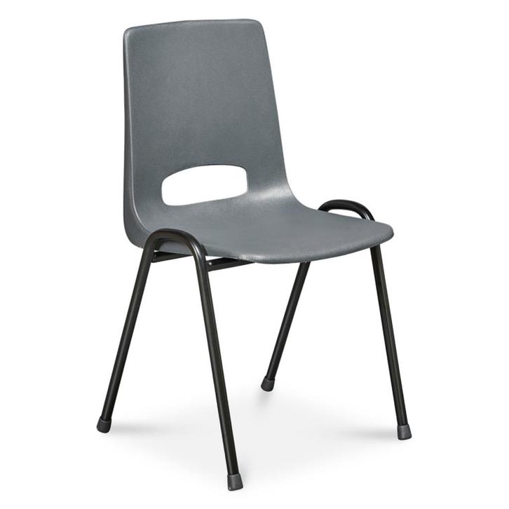 Kantinestoel Sit - Antraciet - Zwart, Huis en Inrichting, Stoelen, Ophalen of Verzenden