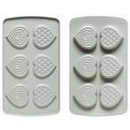 Siliconen Bakvorm Duo Hart 30x17,5x3,5(h)cm**, Hobby en Vrije tijd, Taarten en Cupcakes maken, Verzenden, Nieuw