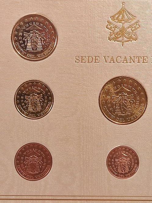 Vaticaan. Year Set (BU) 2005 Sede Vacante (Zonder, Postzegels en Munten, Munten | Europa | Euromunten