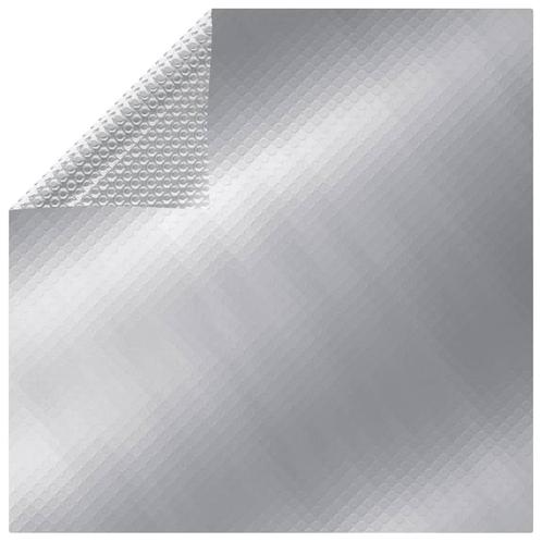 vidaXL Zwembadhoes 732x366 cm PE zilverkleurig, Tuin en Terras, Zwembad-toebehoren, Nieuw, Verzenden
