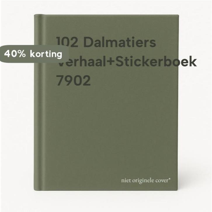 102 Dalmatiers Verhaal+Stickerboek 7902 9789041208934, Boeken, Kinderboeken | Kleuters, Gelezen, Verzenden