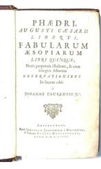 Fedro (Phaedrus) - (AESOPS ILLUSTRATED FABLES) FABULARUM