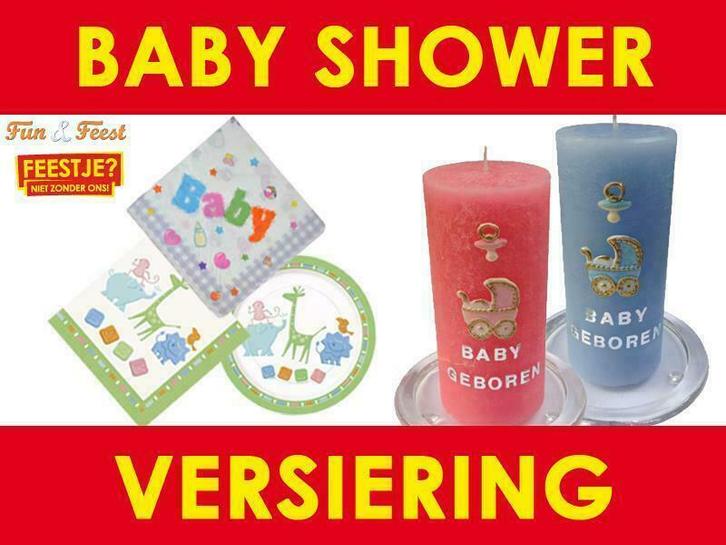 Ruim aanbod babyshower versiering - Fun en Feest, Kinderen en Baby's, Kraamcadeaus en Geboorteborden, Nieuw, Ophalen of Verzenden