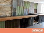 oude vintage golfplaten industriele wandbekleding panelen, Gebruikt, Verzenden, Overige typen, 15 m² of meer