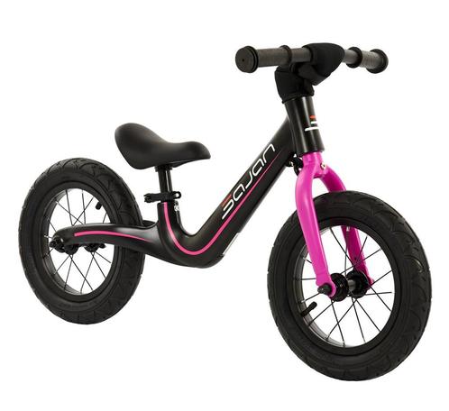 Sajan Loopfiets - Magnesium - Zwart-RozeLaagste prijs van NL, Kinderen en Baby's, Speelgoed | Buiten | Voertuigen en Loopfietsen
