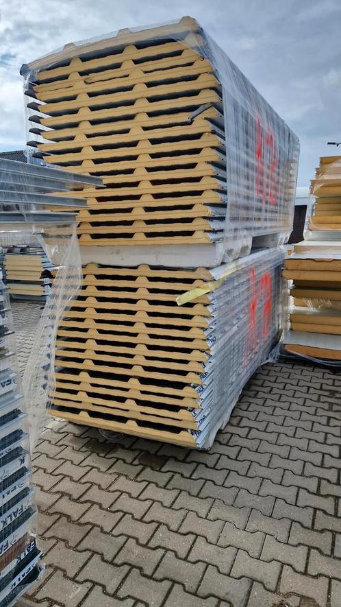Dakplaten / wandplaten / sandwichpanelen - diverse kleuren, Doe-het-zelf en Verbouw, Platen en Panelen, Gebruikt, 20 tot 50 mm