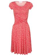 Jurk Dots Rood, jurk casual rood, Kleding | Dames, Jurken, Nieuw, Verzenden