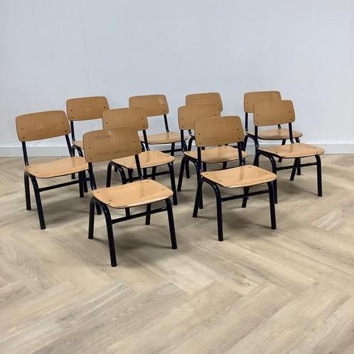 Tweedehands complete school set van Marko 20 stoelen, blauw, Huis en Inrichting, Stoelen, Eén, Gebruikt, Hout, Ophalen of Verzenden