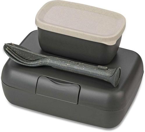 Koziol Bio-Circulair Candy Ready lunchbox en bestekset -, Huis en Inrichting, Keuken | Bestek, Nieuw, Verzenden