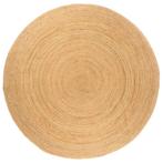 Jute Tapijt Rond 210cm | Gebruikt | 35% Korting, Huis en Inrichting, Stoffering | Tapijten en Kleden, Natuurlijk en Textuur, Beige