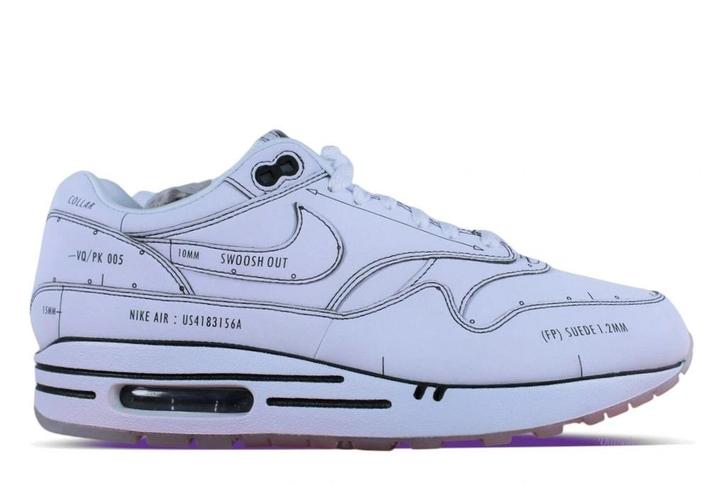 Nike Air Max 1 Tinker Schematic Sketch to Shelf  42, Kleding | Heren, Schoenen, Sneakers of Gympen, Ophalen of Verzenden