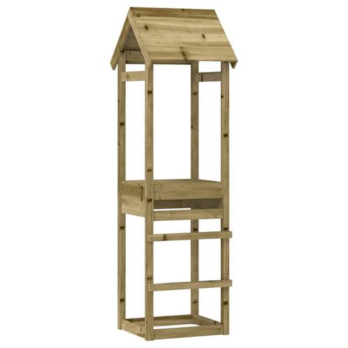vidaXL Speeltoren 53x46,5x194 cm geïmpregneerd grenenhout, Kinderen en Baby's, Speelgoed | Buiten | Speeltoestellen, Nieuw, Verzenden