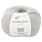 Katia Concept Silky Lace - 173 parelgrijs - Merino/Zijde G, Hobby en Vrije tijd, Breien en Haken, Ophalen of Verzenden, Nieuw
