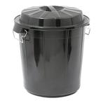 Afvalton met deksel - 50 liter, Verzenden, Nieuw in verpakking, Reinigen