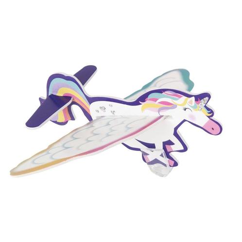 Uitdeelcadeautjes Unicorn Zweefvliegtuig 8st, Hobby en Vrije tijd, Feestartikelen, Nieuw, Verzenden