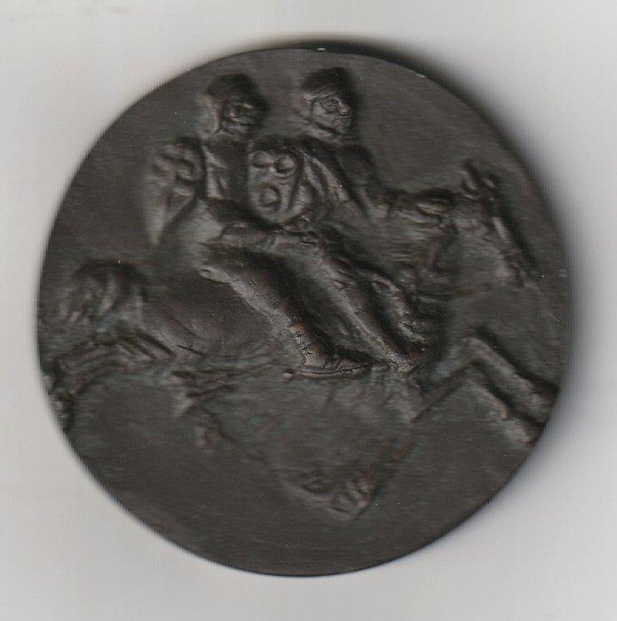 Penning - Niel Steenbergen, penning Tempeliers - Groot is de, Antiek en Kunst, Antiek | Meubels | Stoelen en Banken