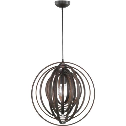 LED Hanglamp - Trion Bola - E27 Fitting - Rond - Mat, Huis en Inrichting, Lampen | Hanglampen, Nieuw, Hout, Ophalen of Verzenden
