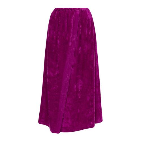 Forte_Forte • fluwelen midi rok in paars • L, Kleding | Dames, Rokken, Paars, Nieuw, Maat 42/44 (L), Verzenden