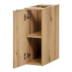 Badkamerkast Newport 59,5x20,4x40 cm eikenkleurig [en.casa], Huis en Inrichting, Badkamer | Badkamermeubels, Verzenden, Nieuw