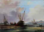 Attr. ad Achille Dovera (1838 - 1895) - Veduta costiera