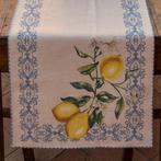 Paar Mediterrane Gobelin Runner – Citroenen en Decoratieve, Antiek en Kunst