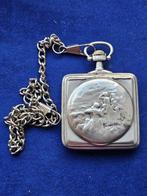 Omega - Pocket Squer Silver .900 - 27691 - 1900-1949, Sieraden, Tassen en Uiterlijk, Horloges | Heren, Nieuw