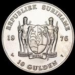 Suriname. 10 Gulden 1976 - 1º Aniversario de Independencia