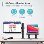 2dekans | Auronic Monitor Arm - 1 Scherm - 13 tot 32 Inch -, Computers en Software, Monitoren, Ophalen of Verzenden, Zo goed als nieuw