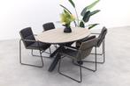 Taste Parma / GI Edison 180 x 115 cm. tafel - ovale tuinset, Verzenden, Nieuw, Rvs, Tuinset