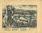 Historische prent van Brussels, Antiek en Kunst