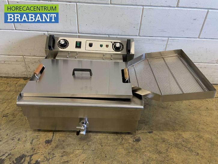 RVS Visfriteuse Oliebolfriteuse Friteuse Frituur 30 liter, Zakelijke goederen, Horeca | Keukenapparatuur, Nieuw in verpakking