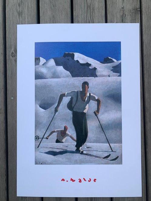 Alfons Walde - The Ascent, Antiek en Kunst, Kunst | Tekeningen en Foto's