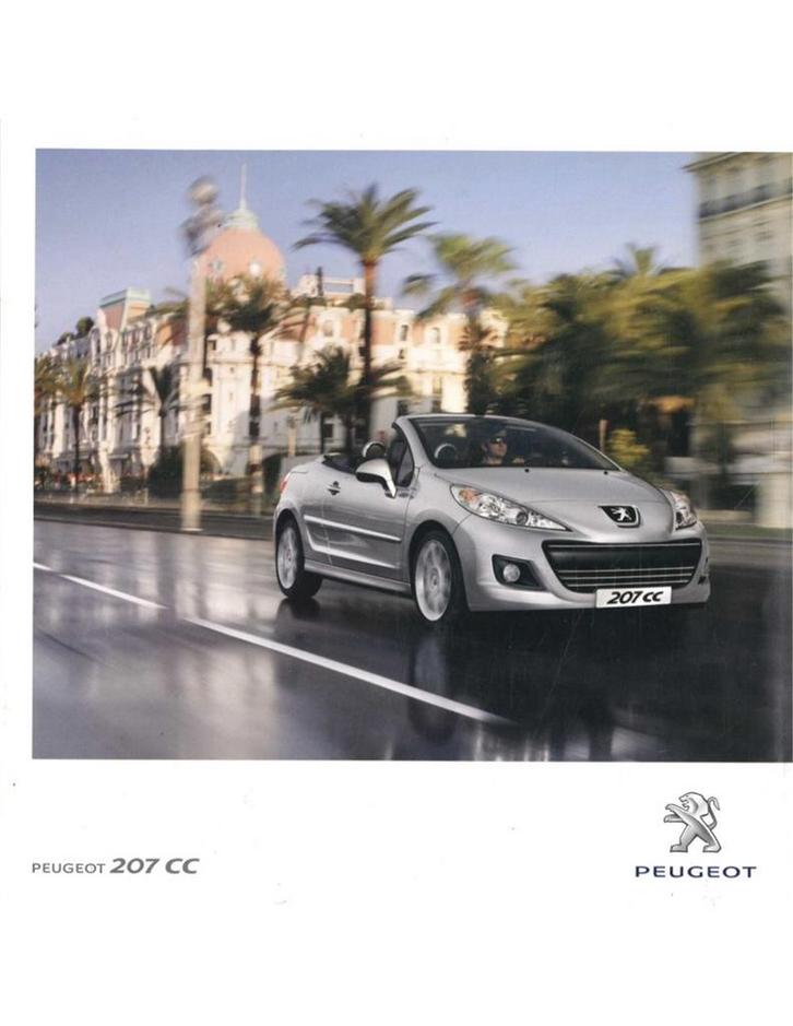 2012 PEUGOT 207 CC BROCHURE SPAANS (AR), Boeken, Auto's | Folders en Tijdschriften, Peugeot