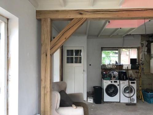 Geschaafde Eiken Balken Winddroog | Grote Voorraad | Palen, Tuin en Terras, Palen, Balken en Planken, Balken, Nieuw, Ophalen of Verzenden
