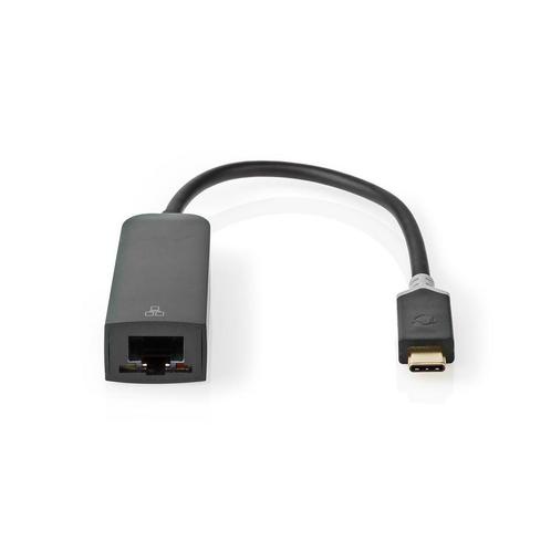 Nedis USB-C naar RJ45 Gigabit Ethernet LAN adapter, Computers en Software, Netwerk switches, Ophalen of Verzenden
